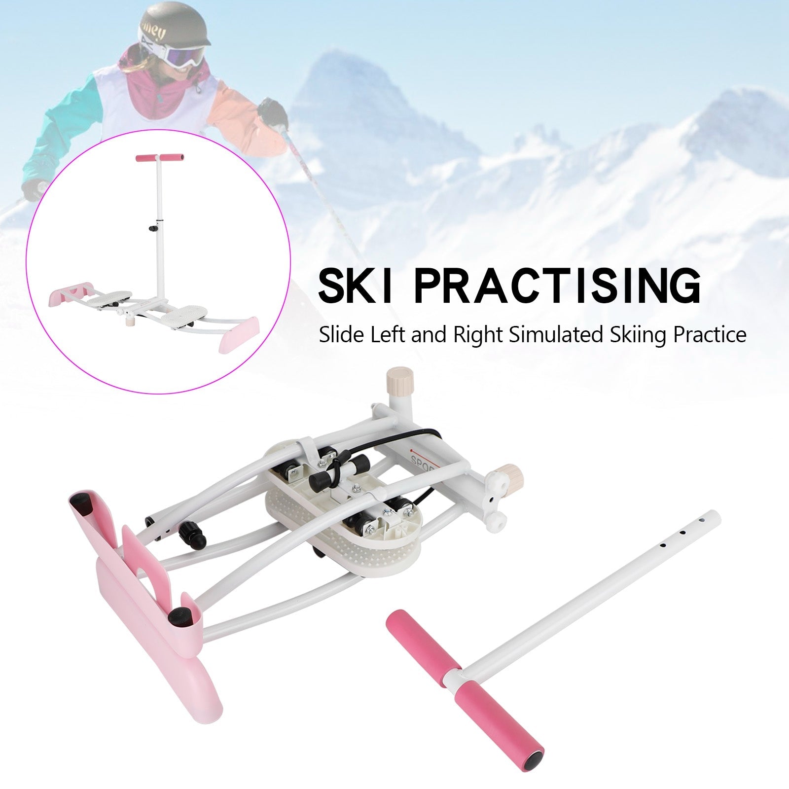 Ski Exercise Machine – Leg, Hip & Pelvic Muscle Trainer for Thigh Workout