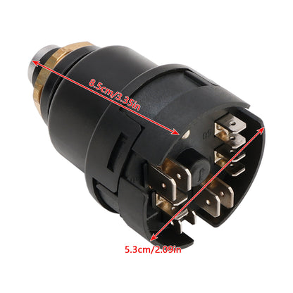 Ignition Switch Fits For YUCHAI Excavator 60 85 135 230-8 COBO Heavy equipment