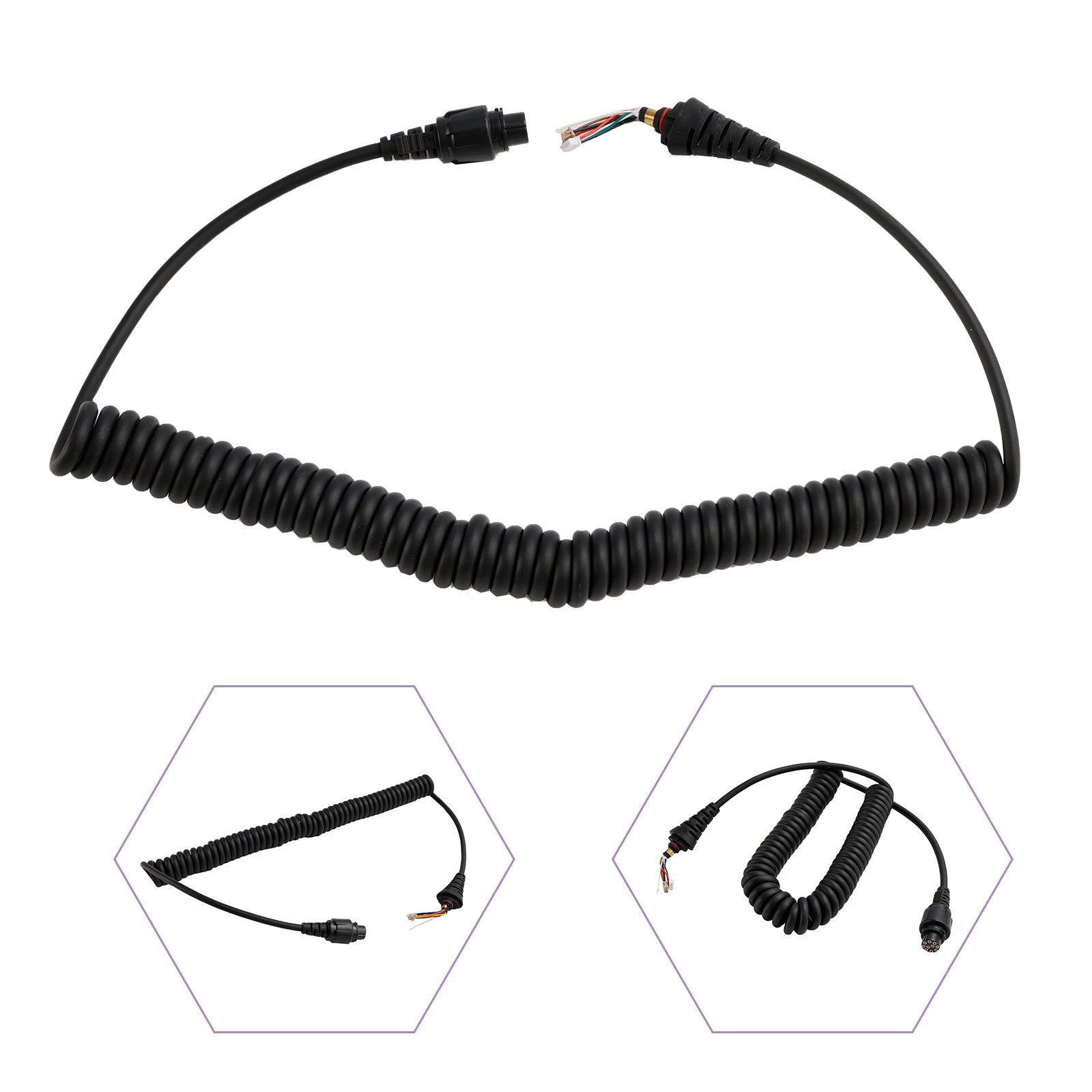 SM25A1 Display Screen Hand Microphone Cable For Hytera MD780 MD650 RD980 HM780