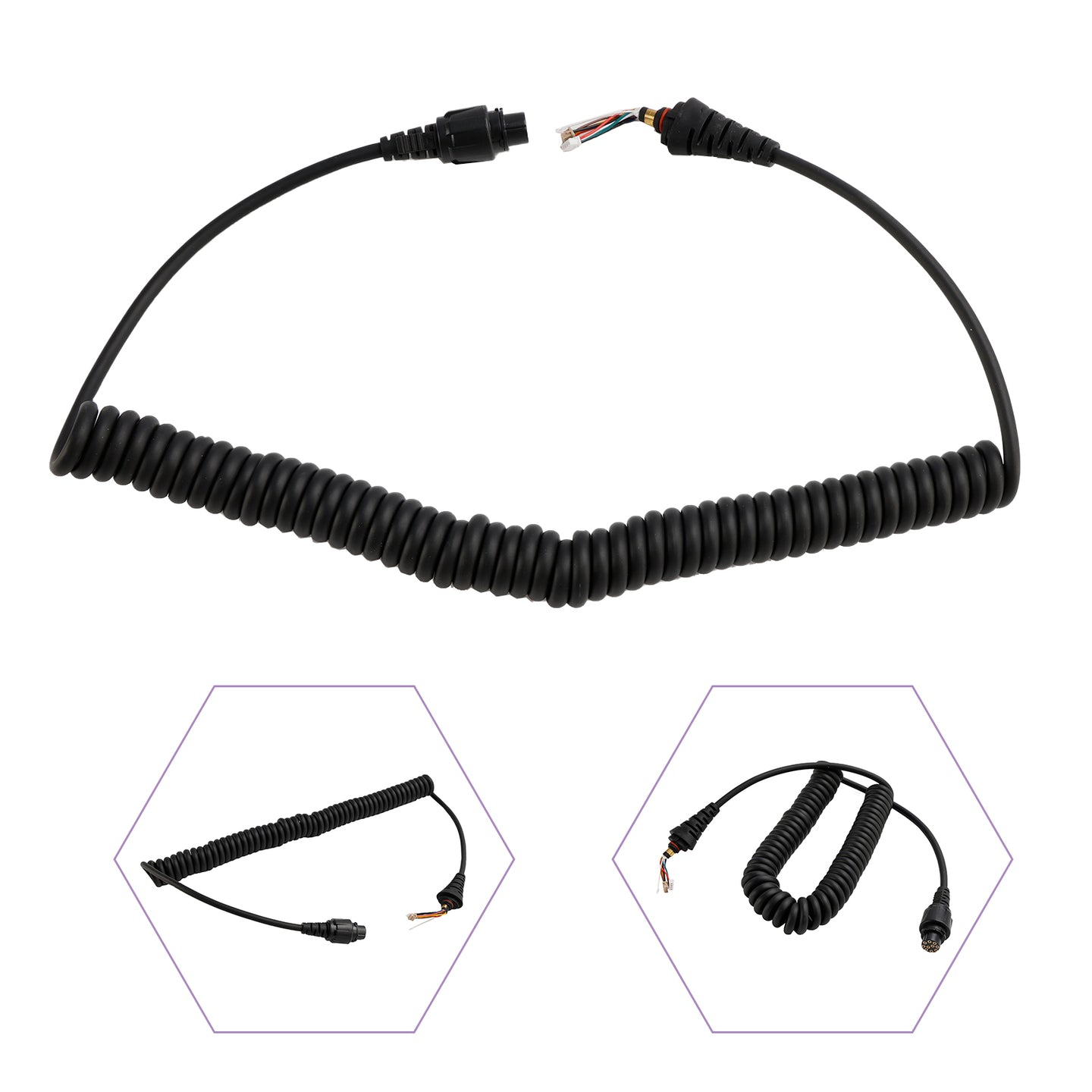 SM25A1 Display Screen Hand Microphone Cable For Hytera MD780 MD650 RD980 HM780
