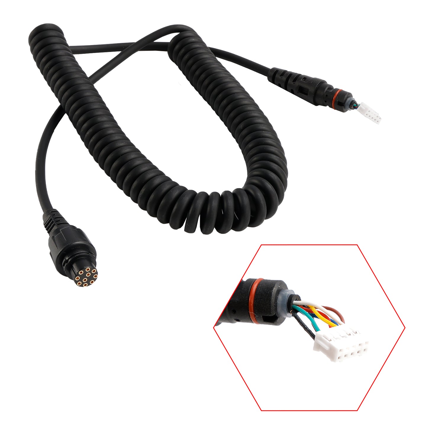 SM19A1 Hand Microphone Cable For Hytera MD780 MD650 RD980 HM780 RD620 MT68plus