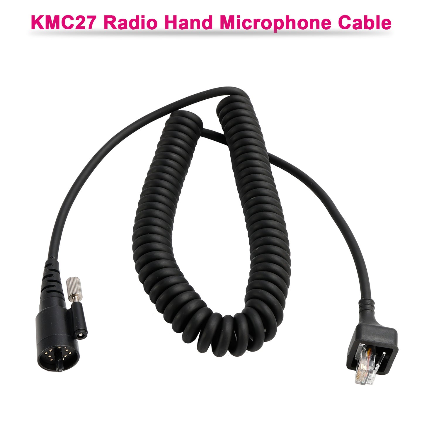 KMC27 Hand Microphone Cable For TK-690 TK-790 TK-890 TK-5710 TK-5810 TK-5910