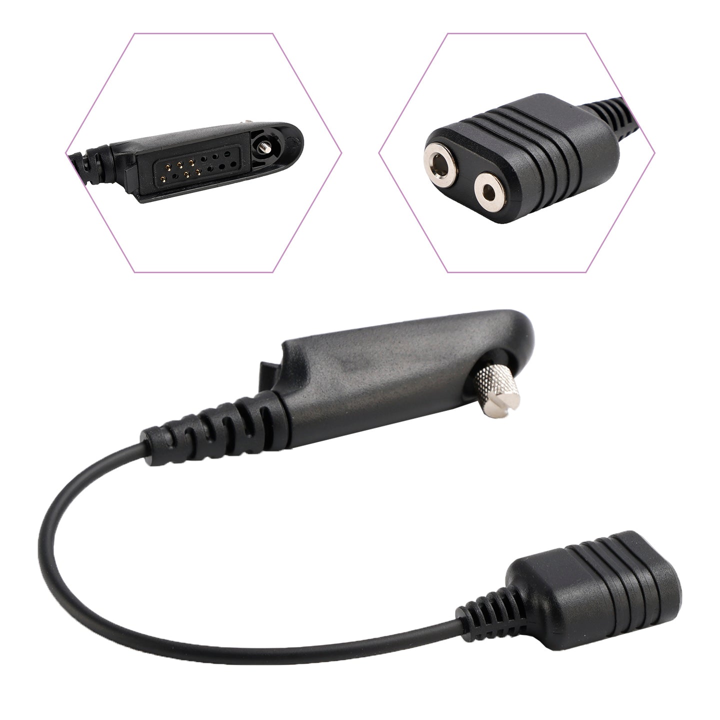 K Interface Headset Port Converter Cable for GP140 GP328 GP360 HT1250LS MTX950