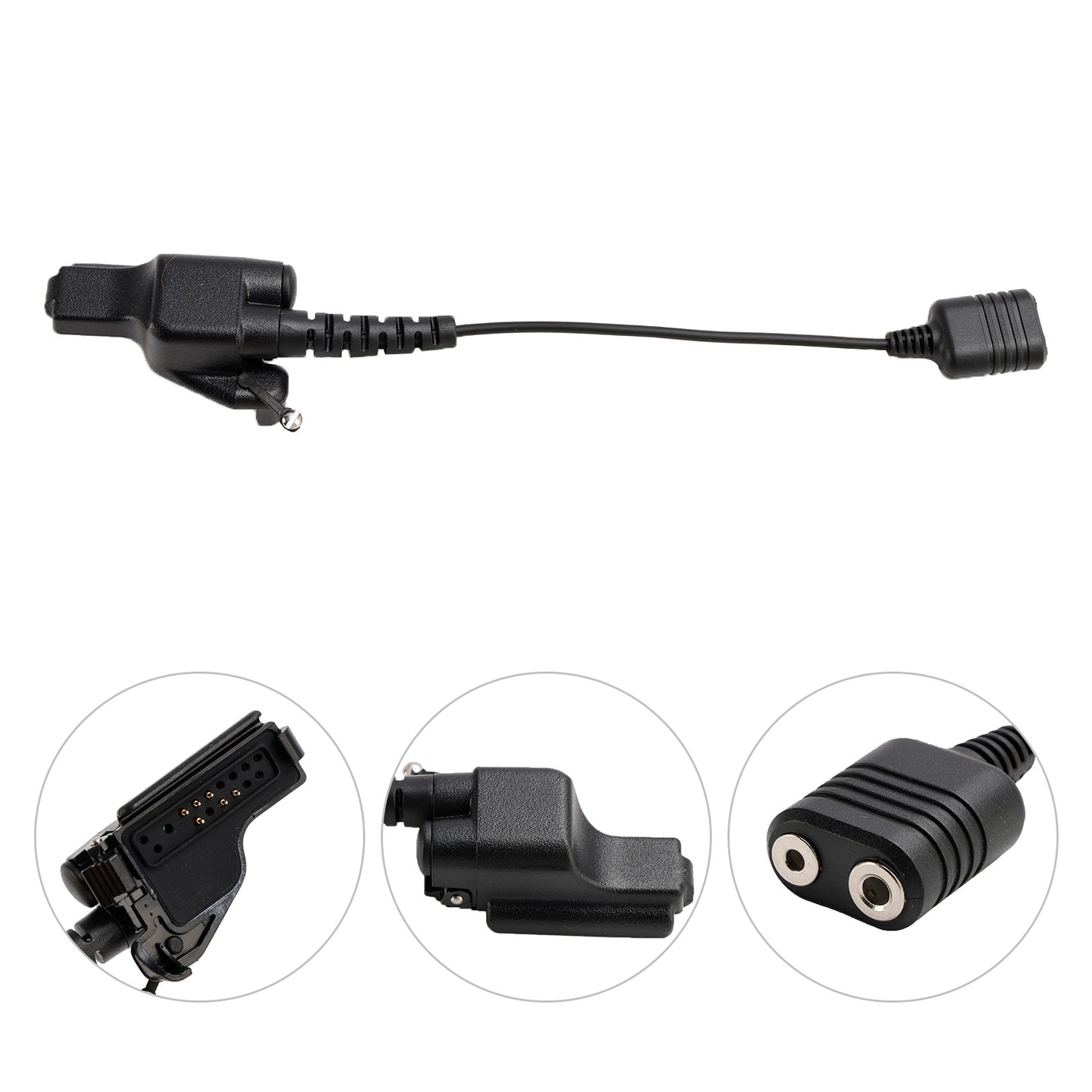 K Interface Headset Port Converter Cable for HT1000 MTS2000 MT2000 GP900 MTX838