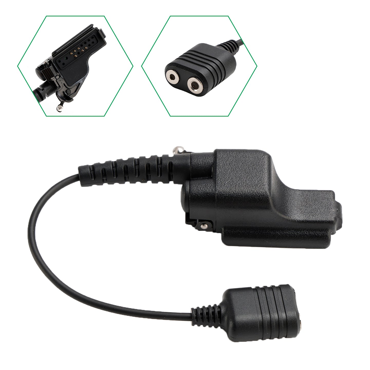 K Interface Headset Port Converter Cable for HT1000 MTS2000 MT2000 GP900 MTX838