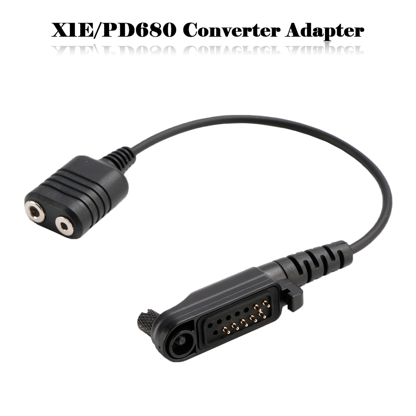 K Interface Headset Port Converter Cable for Hytera HYT PD680 X1E X1P HP600 Z1P