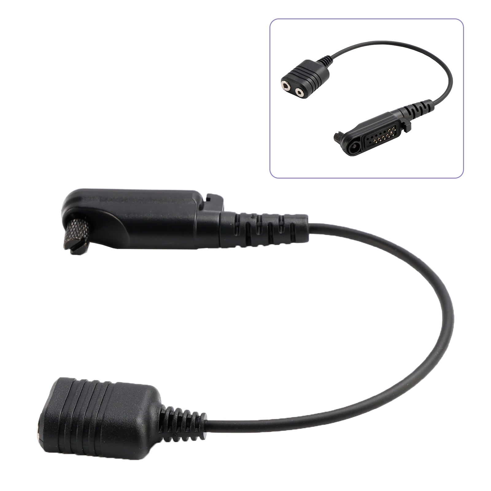 K Interface Headset Port Converter Cable for Hytera HYT PD680 X1E X1P HP600 Z1P