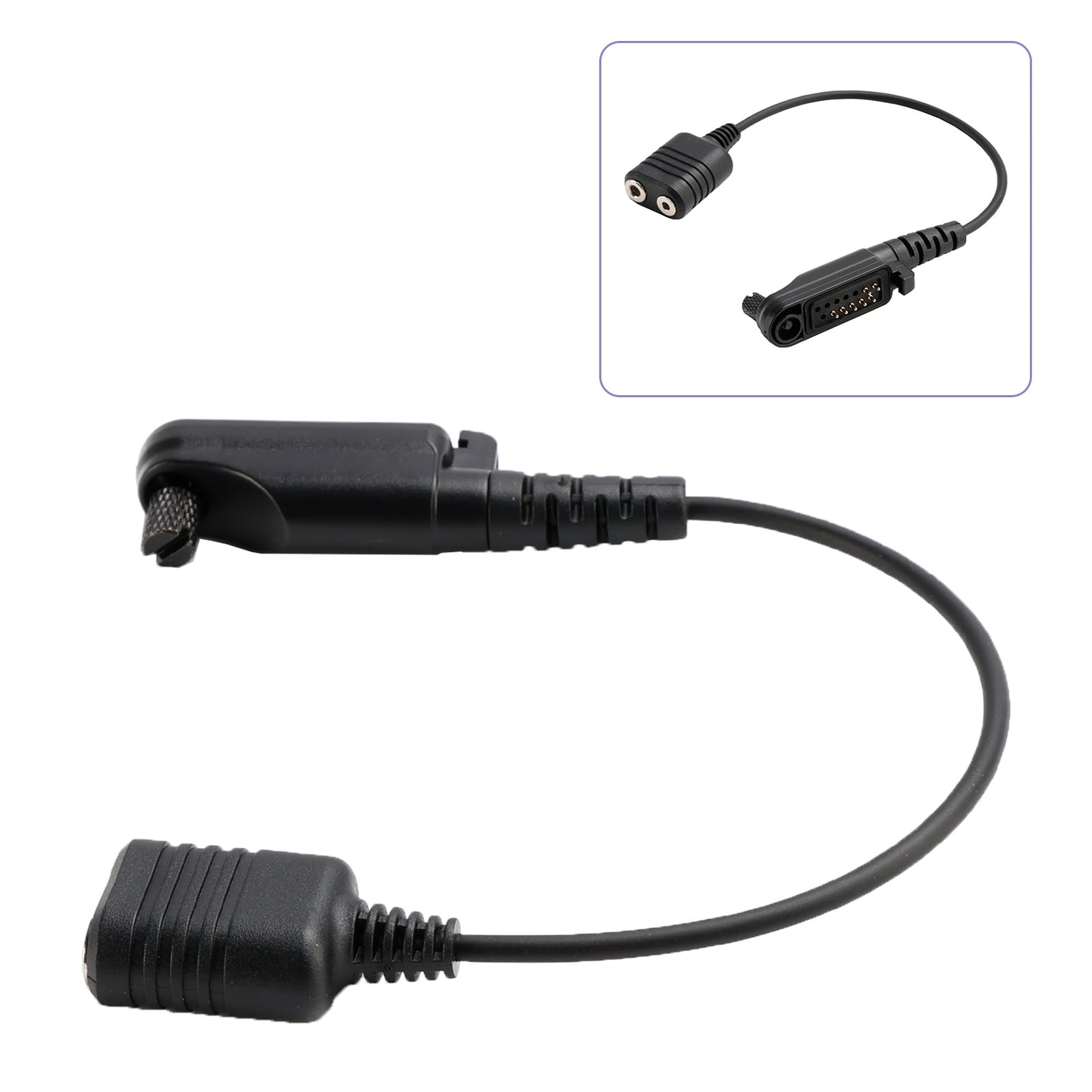 K Interface Headset Port Converter Cable for Hytera HYT PD680 X1E X1P HP600 Z1P