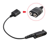 K Interface Headset Port Converter Cable for Hytera HYT PD680 X1E X1P HP600 Z1P
