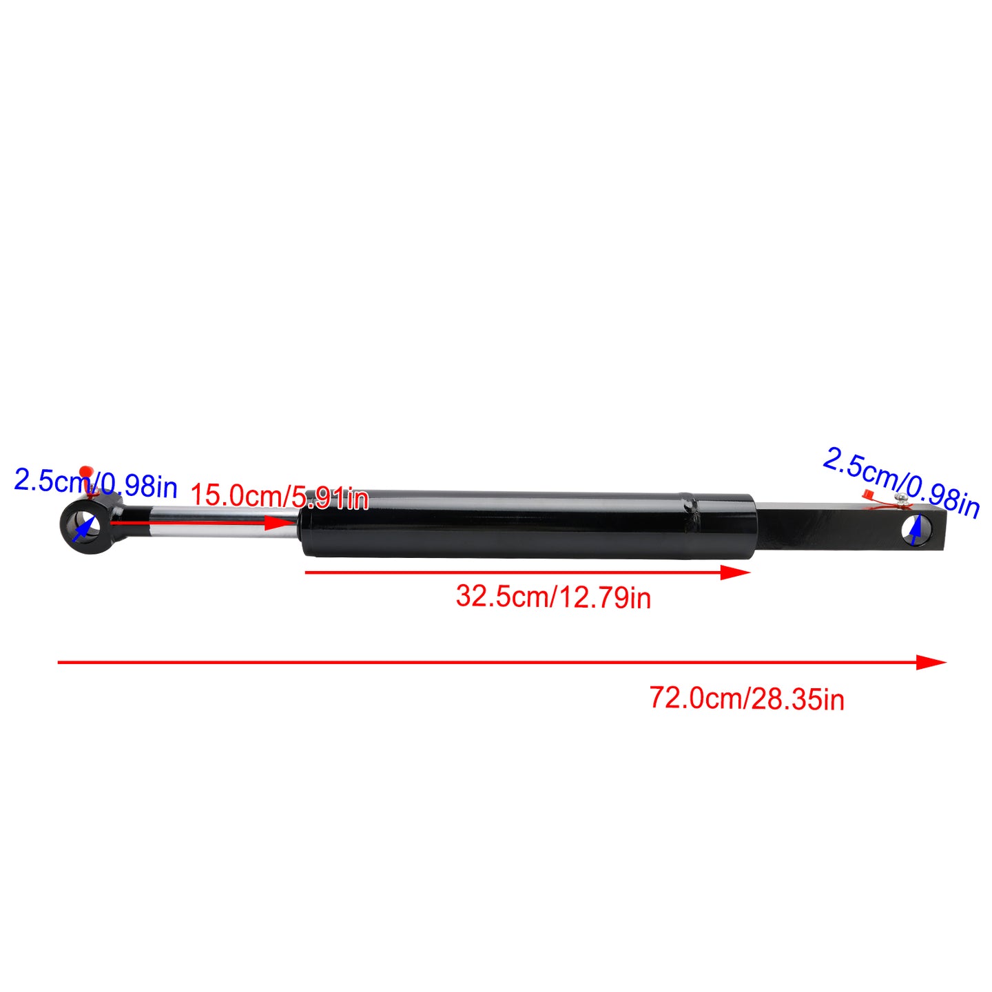 Quick Tach Cylinder for Bobcat S-Series (S100-S330), T-Series (T110-T320) & 763, 863 Loaders, Replaces 6810611