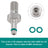 Air Fill Adaptor- clone of fox #803-01-826-Rezi end For Fox X2/DHX2 2021-2025