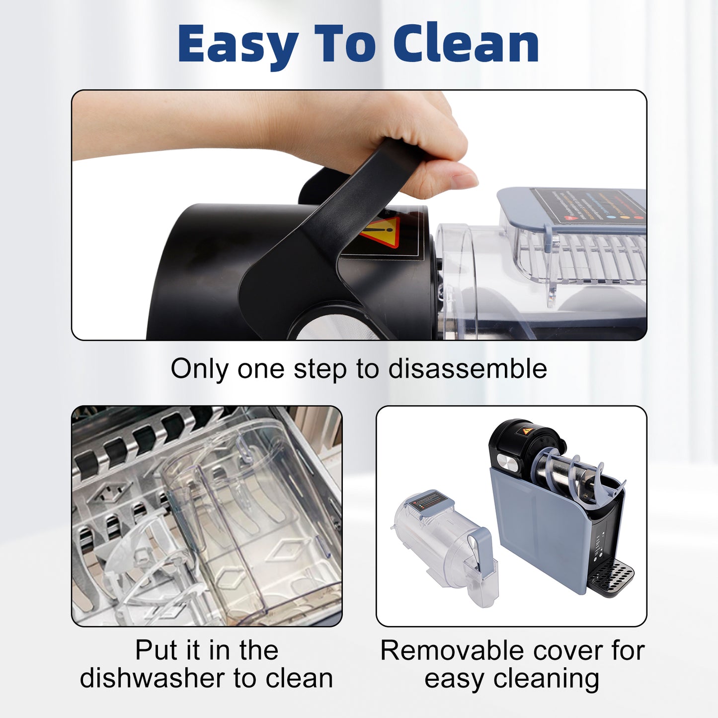 AC120V 2L Slushy Machine No Ice Needed Frozen Drink Maker 5 Preset Programs