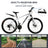 27.5 inches Mountain Bike 21 Speed Bikes With Lock+Air Pump (Copy)