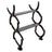 21.65 inch Attic Electric Ladder Steps Extended 2 Sections 55cm Height Replace