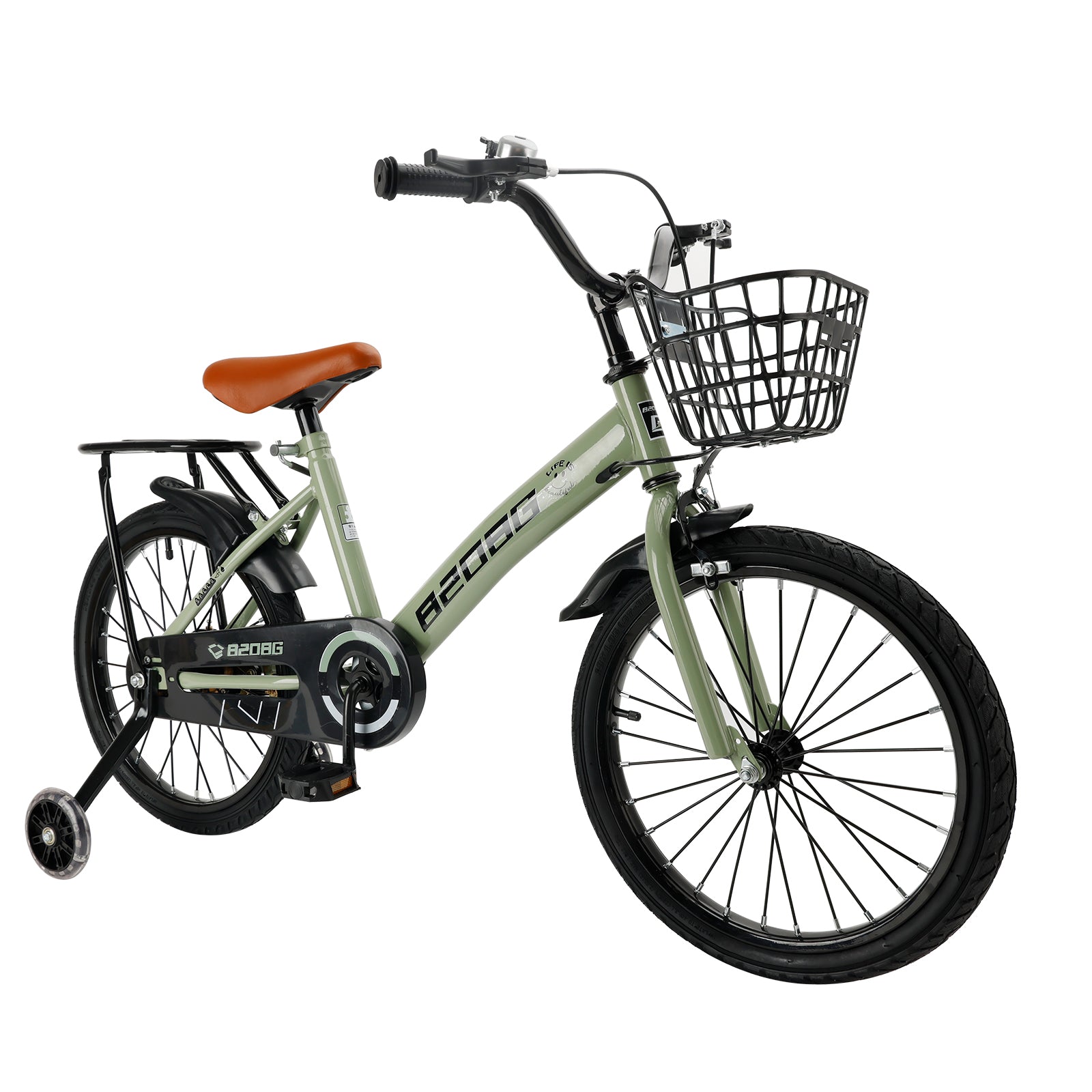 BMX Child Bike with auxiliary wheels
