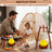 Kids Camping Set with Tent 34Pcs Camping Pretend Play Set with Light-Up Campfire