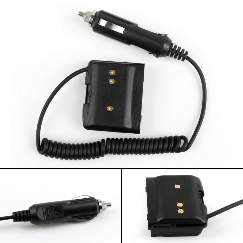 Adapter Radio Car Eliminator 1x Charger Battery For Yaesu VX-7R VX-6R VX-5R