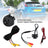 Dynamic Trajectory Backup Camera with Moving Guide Lines, HD Night Vision, 155° Wide View, IP68 Waterproof