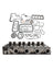 Complete Engine Cylinder Head with Valve Spring & Gasket Kit for Kubota V1902 Engine