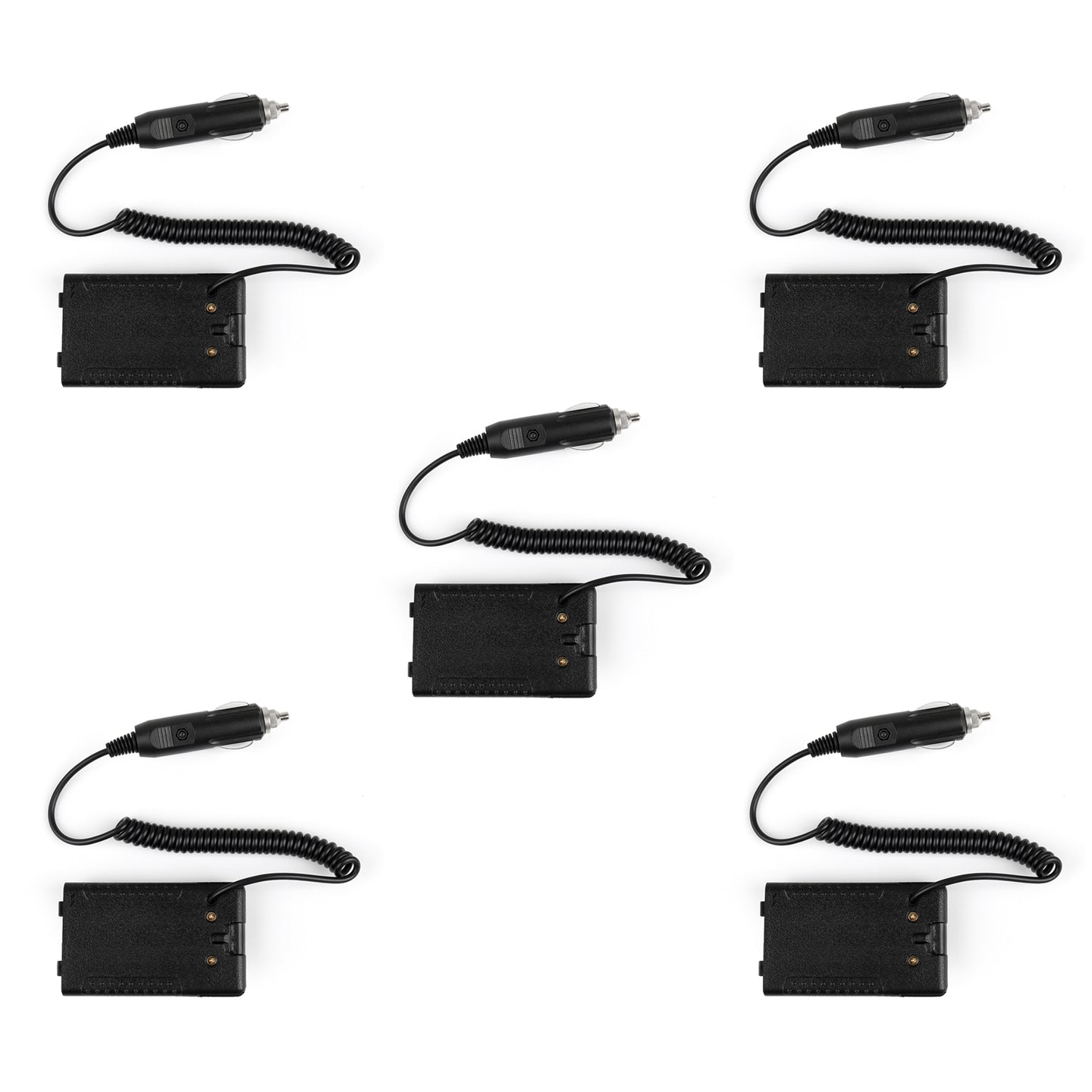 5x Car Charger Battery Eliminator For Yaesu FT-60 VX127 VX160 VX168/170 VXA-220