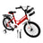 18" Kids Bike for Boys and Girls with auxiliary wheels & Rack Red