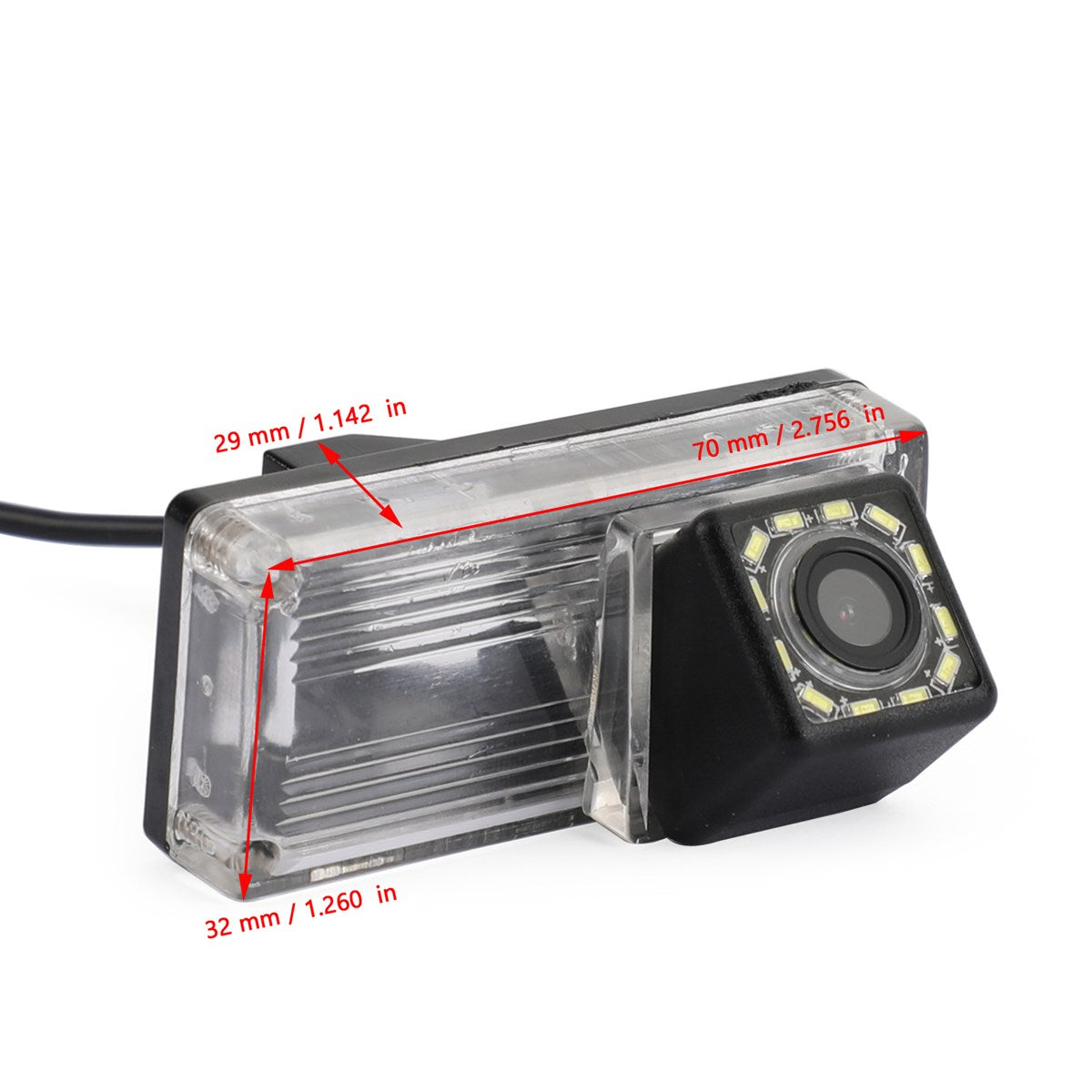 Car Reverse Backup Camera 12LED Fit For Toyota Land Cruiser 70/100/200 Series