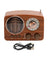 Retro Bluetooth Radio Speaker - Vintage Style Wireless Music Player with FM & Alarm