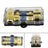 2-Way Mini ANL Fuse Holder & Power Distribution Block, 60A, 0/2/4 Gauge In to 4/8 Gauge Out for Car Audio Amplifier