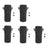 5Pcs Walkie Talkie Two Way Radio Communicator MB-98 Belt Clip For ICOM IC-F50
