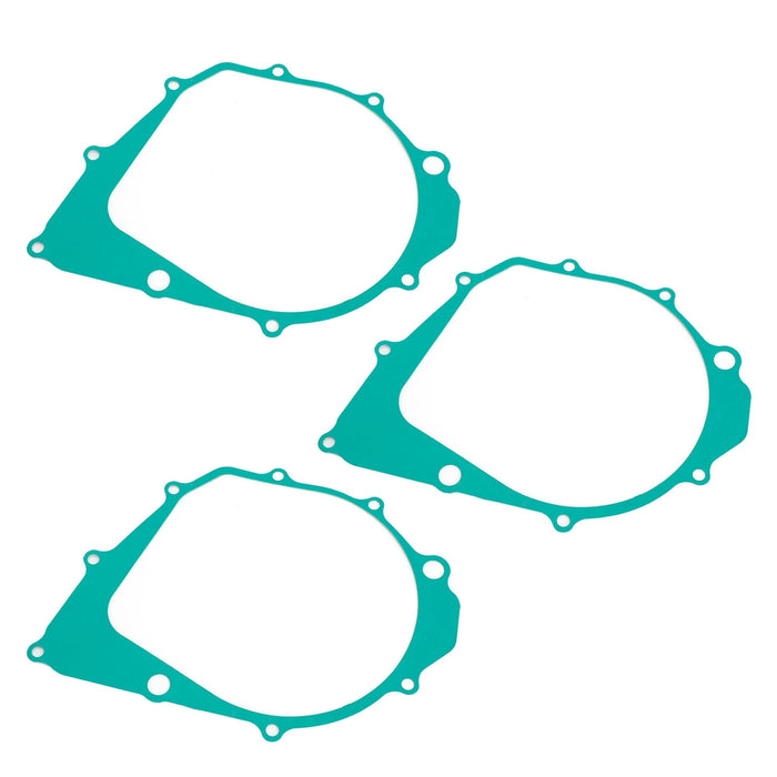 3pcs Yamaha Warrior 350 Big Bear, Raptor, Moto-4, Kodiak Big Bear 400 Left side Engine Crankcase Cover Gasket 3GD-15451-00 1UY-15451-00