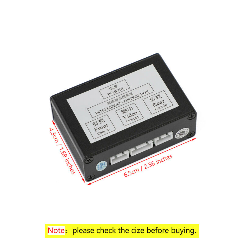 Universal Car Rear Parking Camera with 2-Channel Front/Rear View Switch Control Box – 1PC Backup Camera Kit