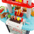 Plastic Tableware Kitchen Set With Sound, Light And Spray Function Kid Toy Blue
