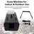 Parties & Stage Effects Weddings 1500W Snow Machine with Wired Remote – Snowflake Maker for Christmas