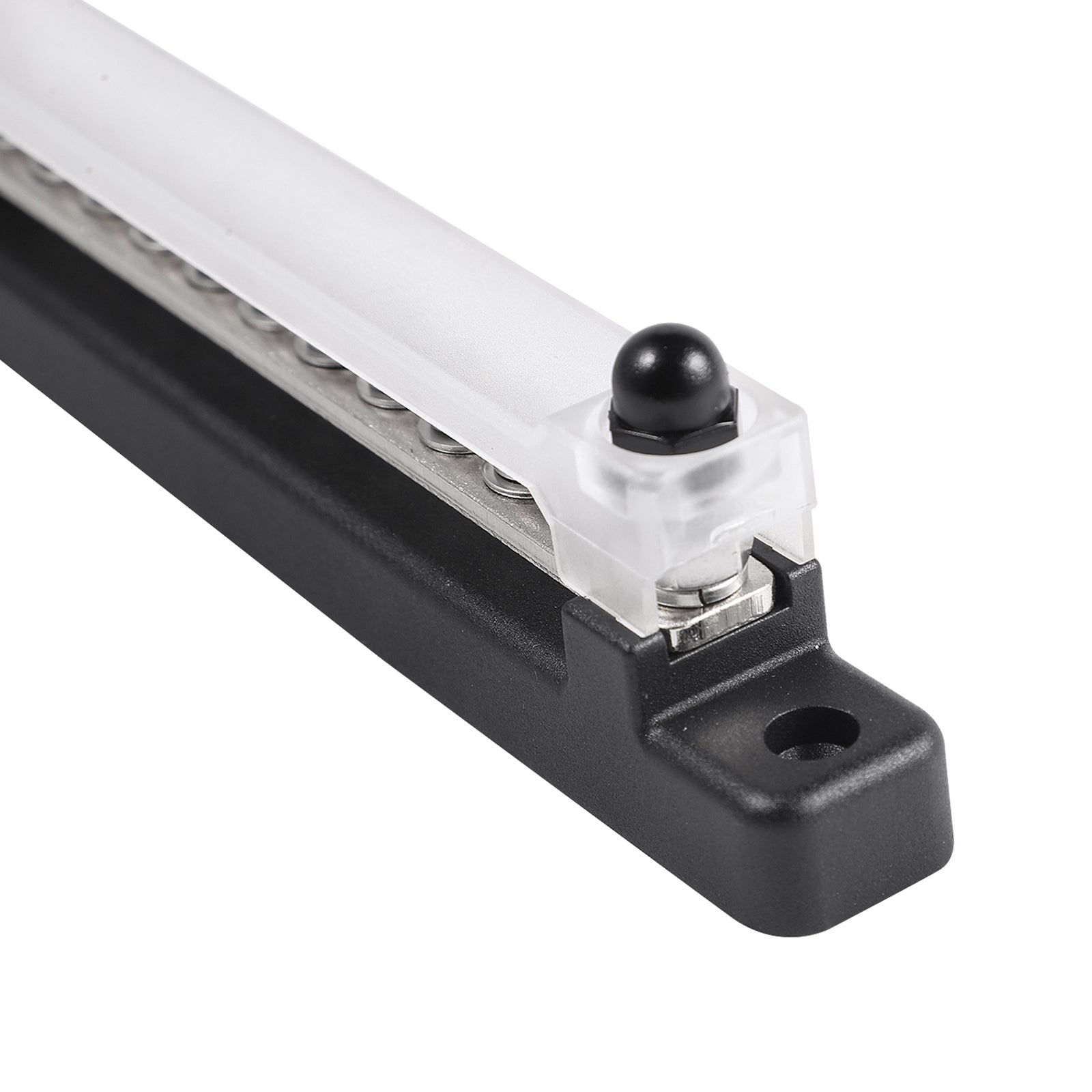 150A 12 Terminal Bus Bar Kit with Cover, Power & Ground Distribution Block for Automotive, Marine, RV & Solar
