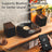 Retro 3-Speed Bluetooth Turntable with 2 Matching Stereo Speakers, Vintage Vinyl Record Player System for Home Audio