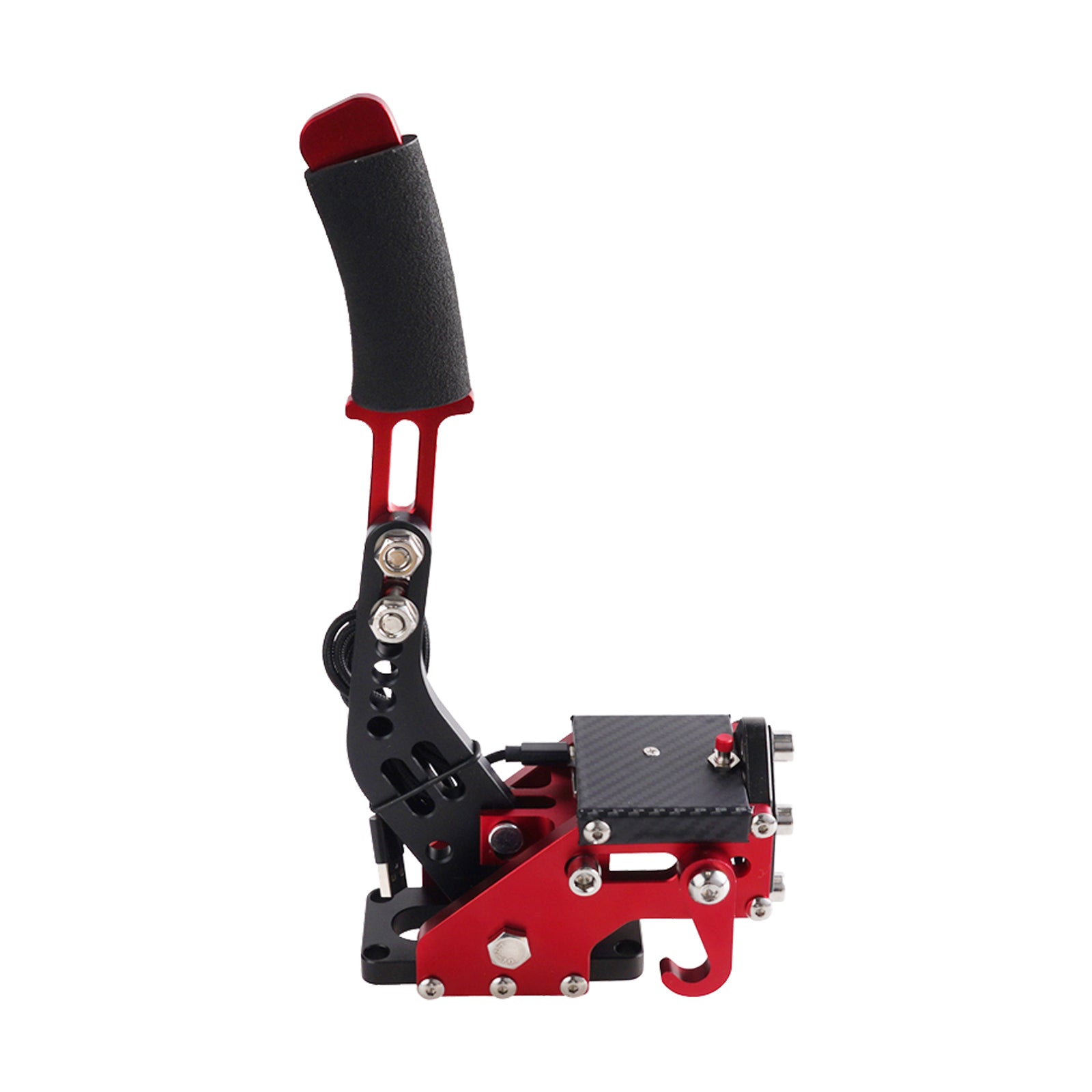 USB 3.0 14Bit Racing Handbrake for Xbox Series X/S & PC – Compatible with Logitech G920 Steering Wheel Stand (Red)