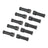 10PCS Short Antenna SMA Male Two Way Radio Stubby Rubber Aerial UHF 400-470MHz