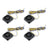 4x 3D Printer Hotend Radial Turbo Blower Fan DC 12V Accessory For Creality CR-10