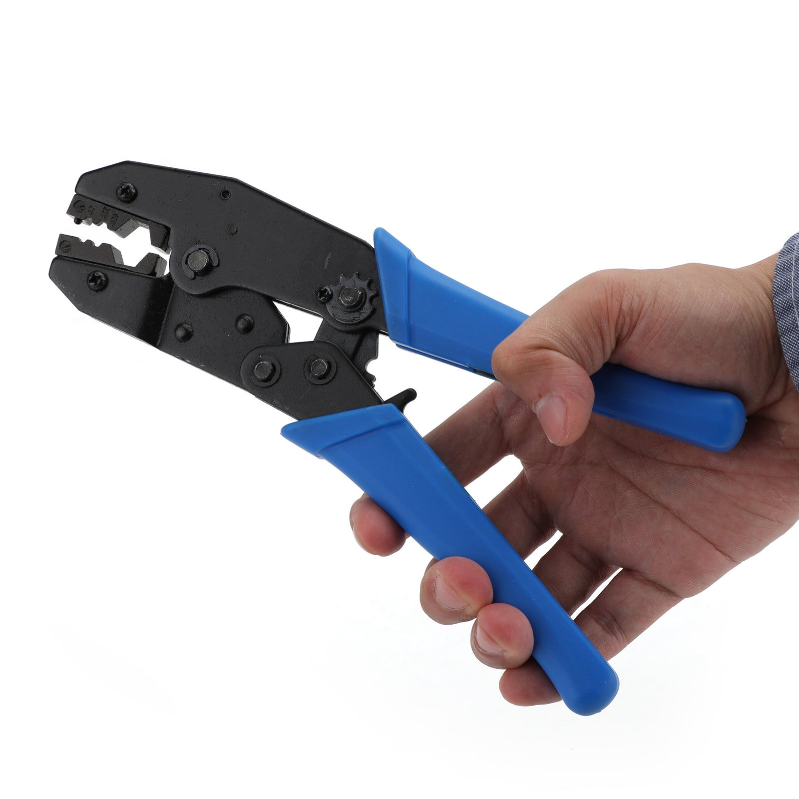 Multifunctional Compression 9" Professional Hex Crimping Tool Coaxial Cable for F-pin/Coax/BNC SMA Connectors RG Types