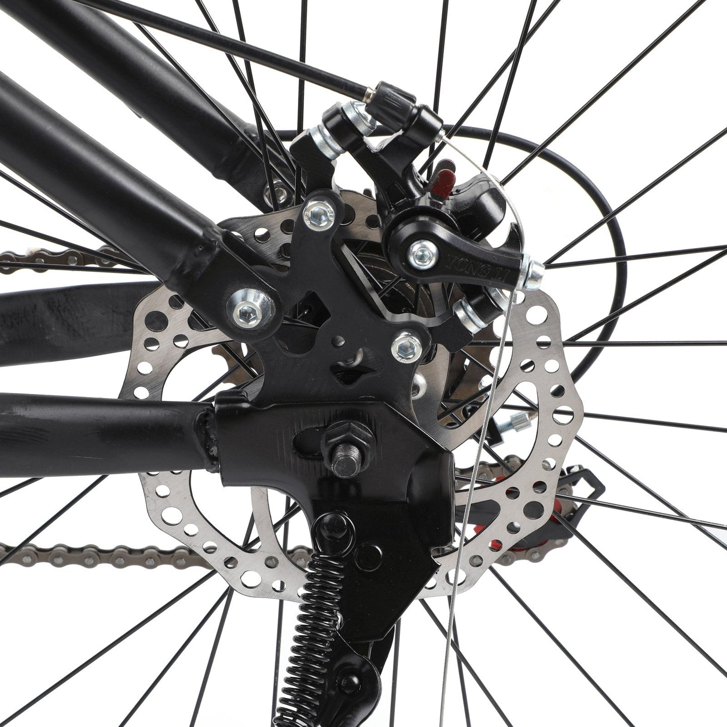 26 inch MTB Folding Bicycle Adult Mountain Bike Full Suspension