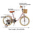 18 inch Kid's Bike Child Pink Ages 7-9 w/ Basket Boys Girls (Copy)