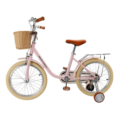 18 inch Kid's Bike Child Pink Ages 7-9 w/ Basket Boys Girls (Copy)