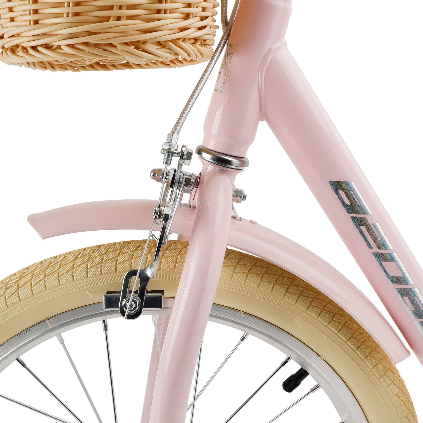 18 inch Kid's Bike Child Pink Ages 7-9 w/ Basket Boys Girls (Copy)