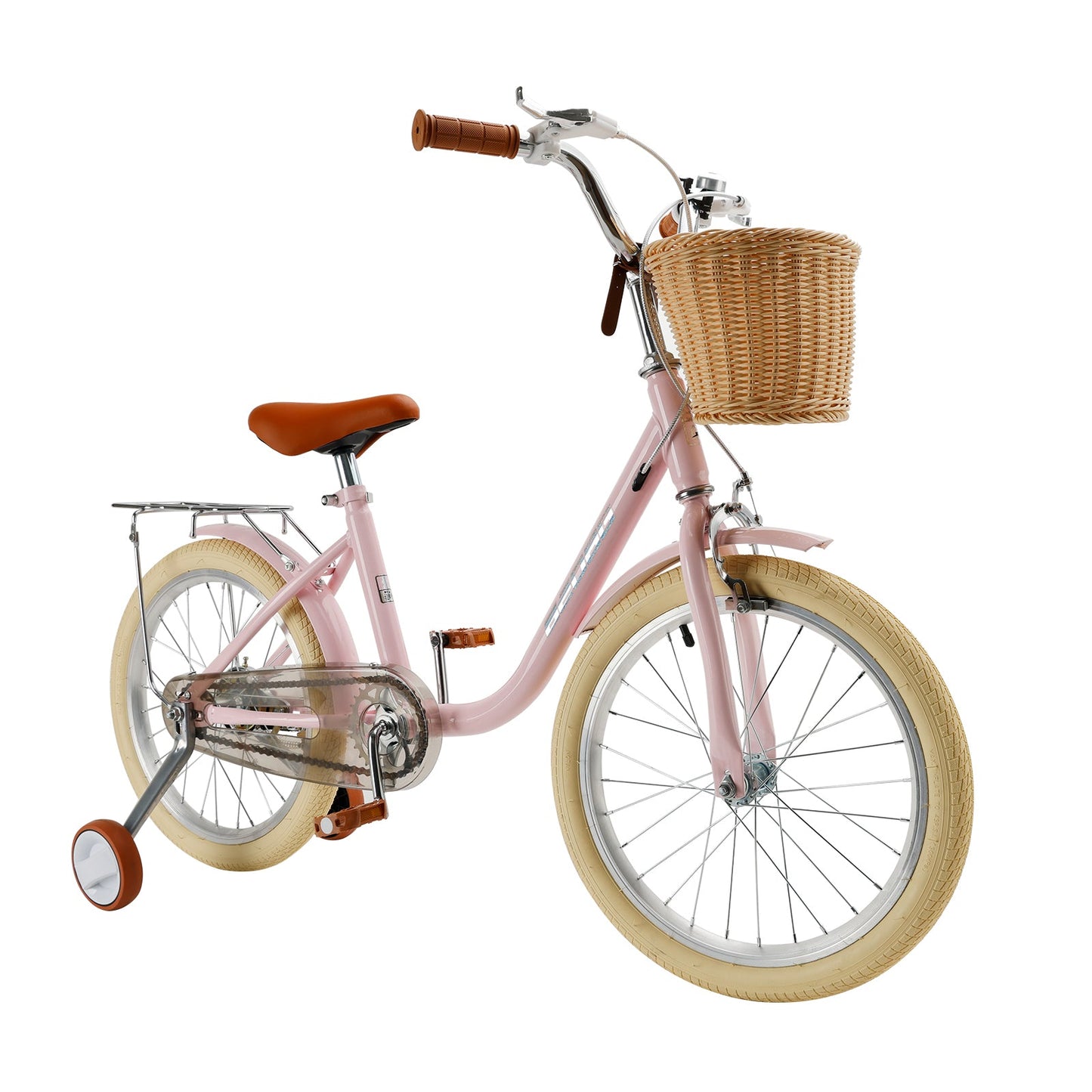 18 inch Kid's Bike Child Pink Ages 7-9 w/ Basket Boys Girls (Copy)