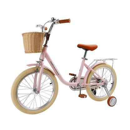 18 inch Kid's Bike Child Pink Ages 7-9 w/ Basket Boys Girls (Copy)
