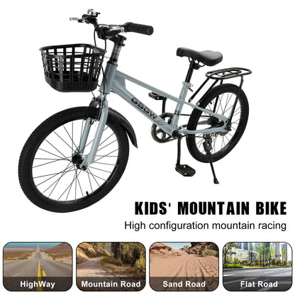 20 inch Teenager Children's Kid Bike w/ Basket Boys Girls (Copy)