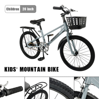 20 inch Teenager Children's Kid Bike w/ Basket Boys Girls (Copy)