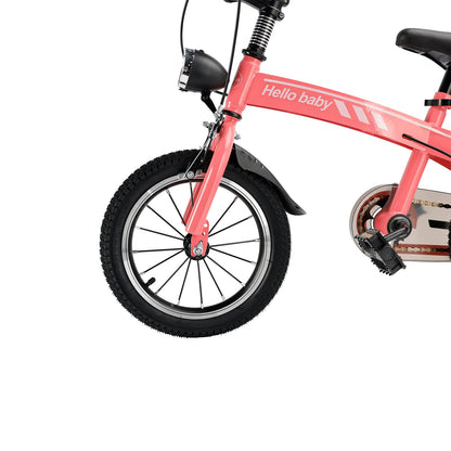 16" Kids Bike, Led Headlight, Training Wheels, Ages 4-8 (Copy)
