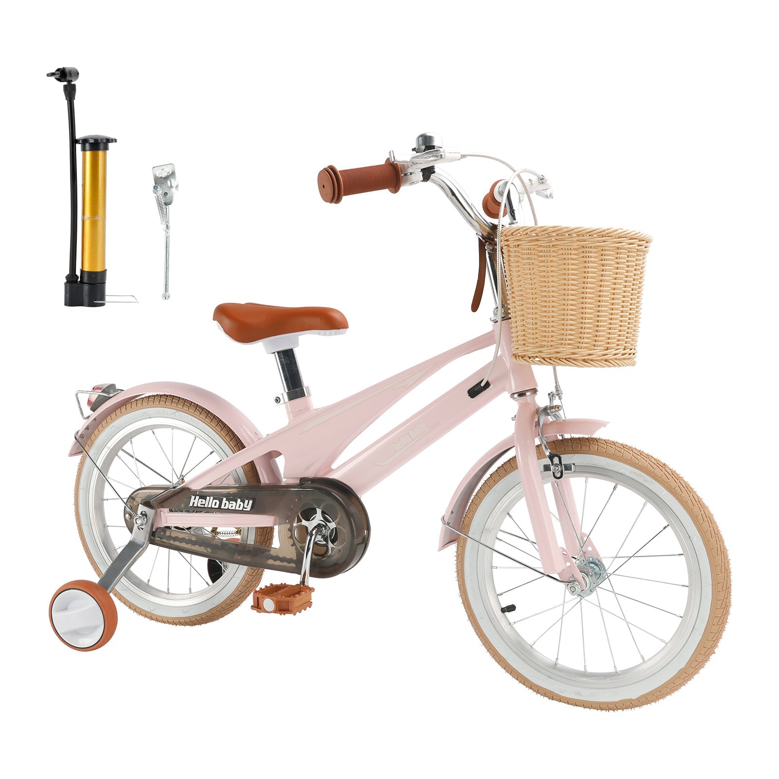 16 inch Kid's Bike Child Ages 7-9 w/ Auxiliary Wheels (Copy)