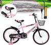 Kids Bike 16 inch Girls Age Adjustable Seat w/ Auxiliary Wheels